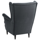 Fauteuil à oreilles Max Winzer Clint anthracite