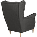 Max Winzer Ohrenbackensessel Clint anthrazit