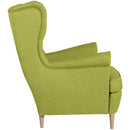 Max Winzer wingback chair Clint apple