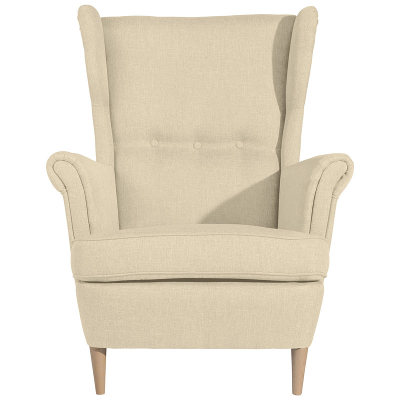 Max Winzer Ohrenbackensessel Clint beige