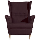 Max Winzer Ohrenbackensessel Clint burgund