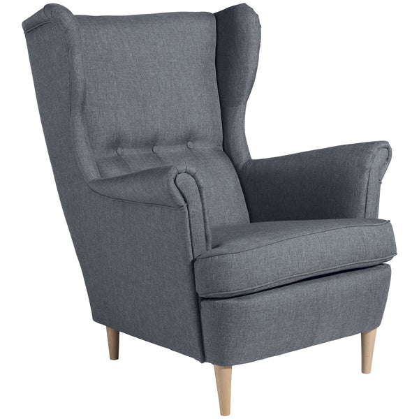 Max Winzer Ohrenbackensessel Clint denim