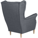 Max Winzer Ohrenbackensessel Clint denim