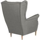 Max Winzer Ohrenbackensessel Clint hellgrau