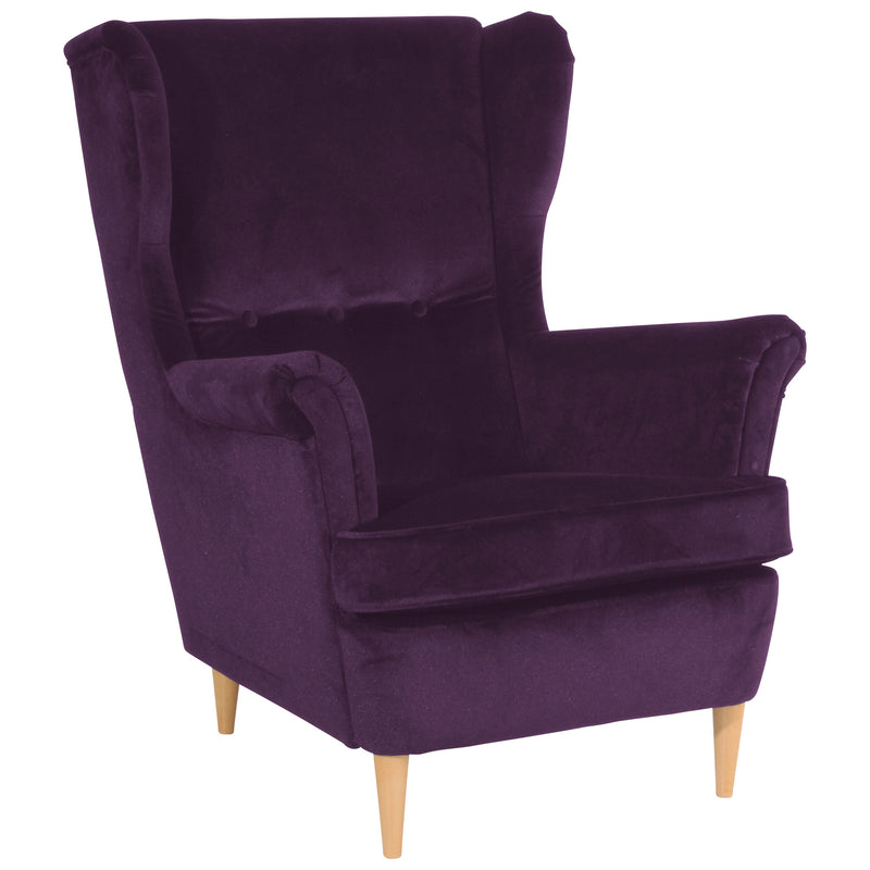 Max Winzer Ohrenbackensessel Clint purple