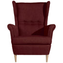 Max Winzer Ohrenbackensessel Clint rot