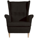 Max Winzer wingback chair Clint chocolate