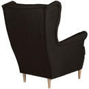 Max Winzer wingback chair Clint chocolate