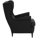 Max Winzer Ohrenbackensessel Clint schwarz