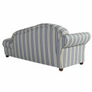 Accoudoir gauche Max Winzer Recamiere Corona bleu