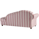 Accoudoir gauche Max Winzer Recamiere Corona rouge