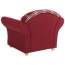 Fauteuil Max Winzer Corona rouge