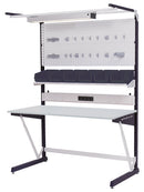 Bedrunka+Hirth Tisch workraster mit Mulit-Wand-Aufbau 1500 x 800 x 2070 mm