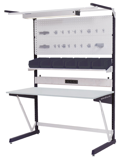 Bedrunka+Hirth Tisch workraster mit Mulit-Wand-Aufbau 1500 x 800 x 2070 mm