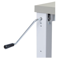 Bedrunka+Hirth Tisch workergo 4-Fuß mit Kurbelverstellung 2000 x 750 x 670 - 1015 mm – Vorschau 2