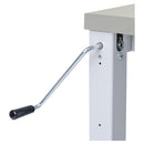 Bedrunka+Hirth Tisch workergo 4-Fuß mit Kurbelverstellung 2000 x 750 x 670 - 1015 mm