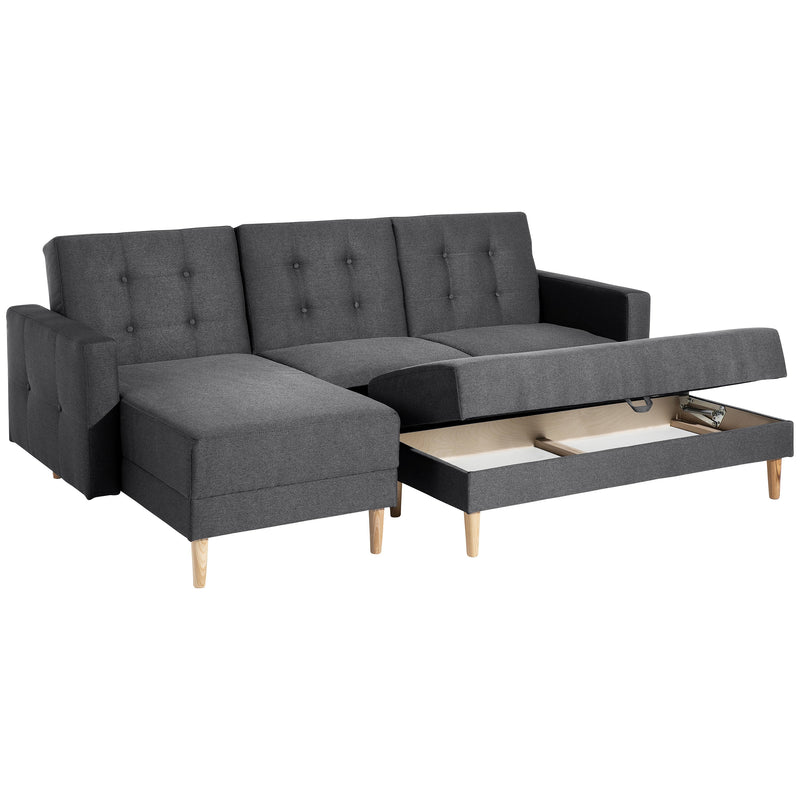 Max Winzer functional sofa with stool Easy Relax graphite