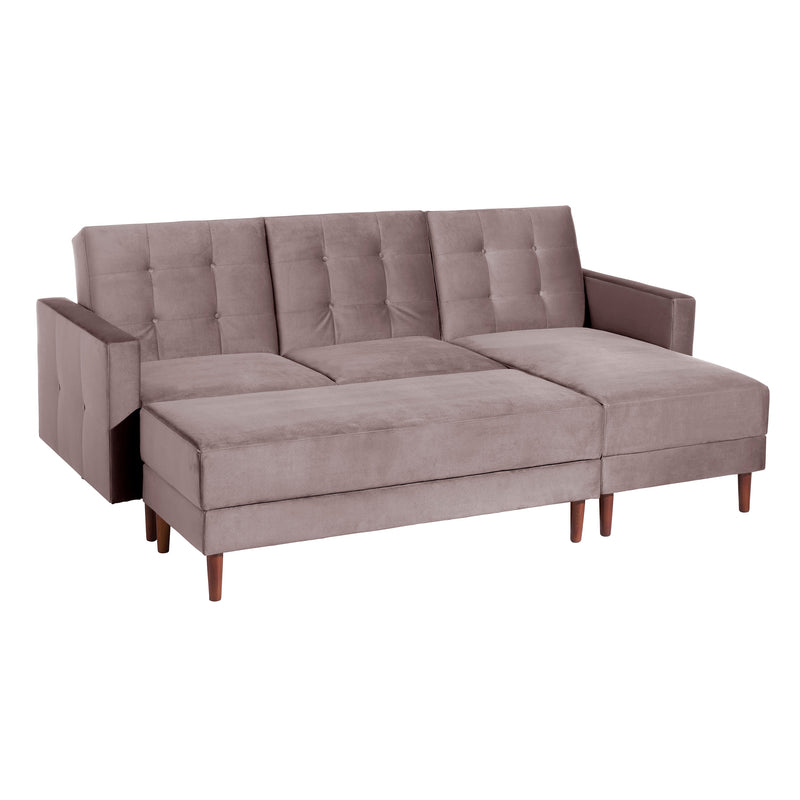 Max Winzer Funktionssofa mit Hocker Easy Relax rosé