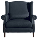 Fauteuil Flora bleu de Max Winzer