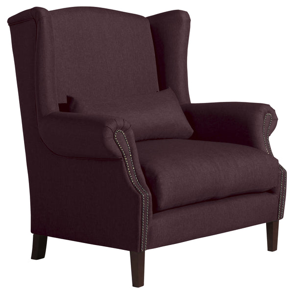 Max Winzer armchair Flora burgundy
