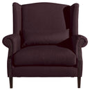 Fauteuil Flora bordeaux de Max Winzer