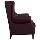 Fauteuil Flora bordeaux de Max Winzer