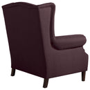 Fauteuil Flora bordeaux de Max Winzer