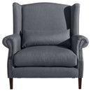 Fauteuil Flora en denim de Max Winzer