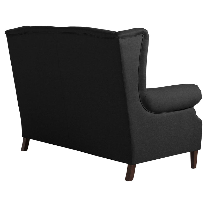 Max Winzer Sofa 2-Sitzer Flora schwarz
