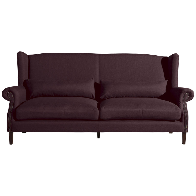 Max Winzer Sofa 3-Sitzer (2-geteilt) Flora burgund