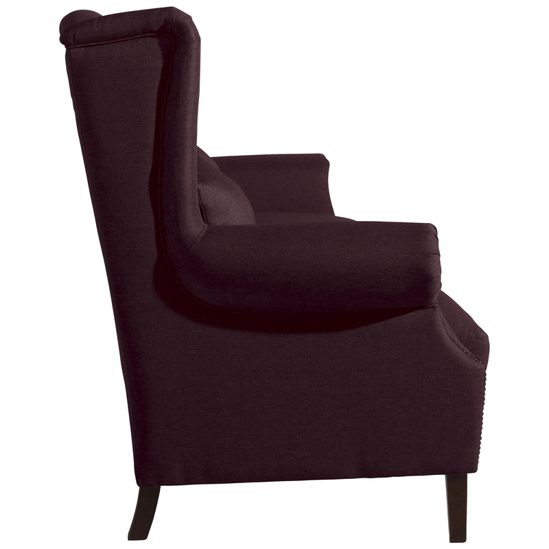 Max Winzer Sofa 3-Sitzer (2-geteilt) Flora burgund