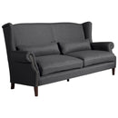 Max Winzer Sofa 3-Sitzer (2-geteilt) Flora graphit