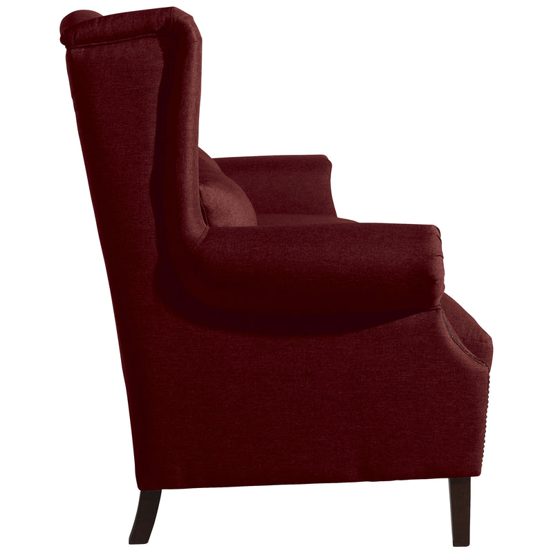 Max Winzer Sofa 3-Sitzer (2-geteilt) Flora rot