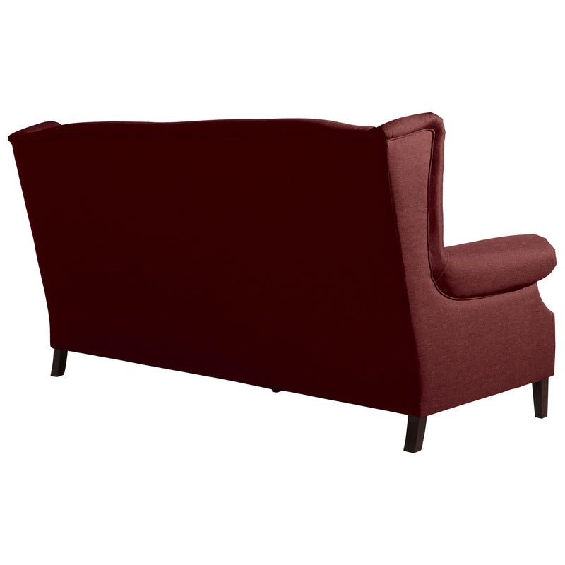 Max Winzer Sofa 3-Sitzer (2-geteilt) Flora rot
