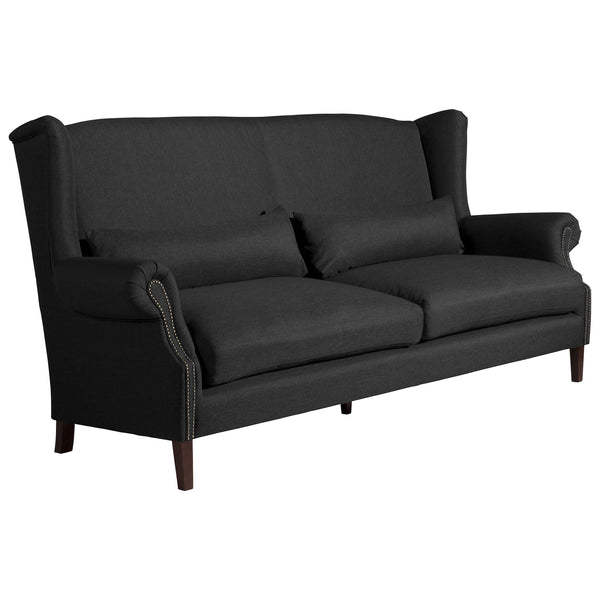 Max Winzer 3-seater sofa (2-part) Flora black