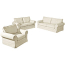 Max Winzer 3-seater sofa (2-part) including decorative cushion Hillary cream