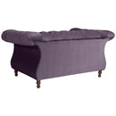Fauteuil Max Winzer Ivette violet