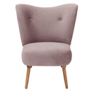 Fauteuil Jack rosé de Max Winzer