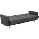 Max Winzer Sofa 3-Sitzer mit Bettfunktion Jasmin anthrazit