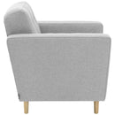 Fauteuil Max Winzer Jasmin gris clair