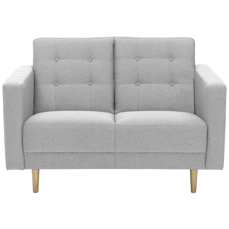 Max Winzer Sofa 2-Sitzer Jasmin hellgrau