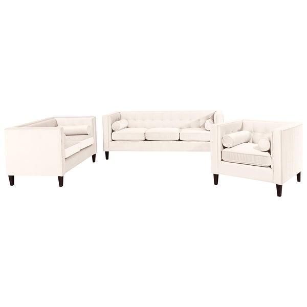 Max Winzer 3-seater sofa / 2-seater sofa / armchair Jeronimo cream