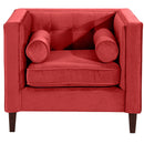 Fauteuil Max Winzer Jeronimo brique