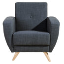 Fauteuil Jerry bleu de Max Winzer