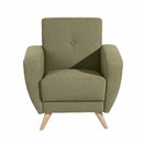 Fauteuil Jerry de Max Winzer en olive