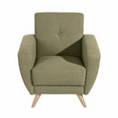 Fauteuil Jerry de Max Winzer en olive