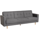 Max Winzer Sofa 3-Sitzer mit Bettfunktion Jesper hellgrau