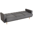 Max Winzer Sofa 3-Sitzer mit Bettfunktion Jesper hellgrau