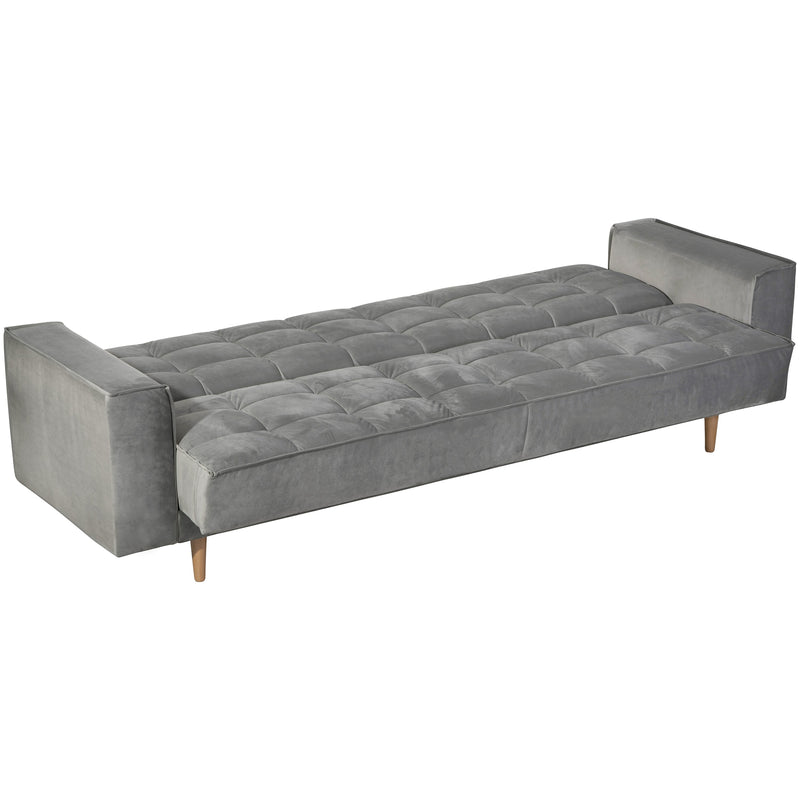 Max Winzer Sofa 3-Sitzer mit Bettfunktion Josephine grau