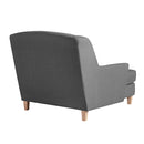 Fauteuil Max Winzer Big avec 1x coussin décoratif 55x55cm Judith anthracite